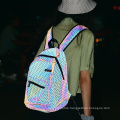 Small Casual Daypack High Visibility Reflective Backpack Bag for Ladies Women